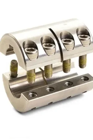 Auténtico Rigid Coupling,2-pc,Keys,50x50mm,SS