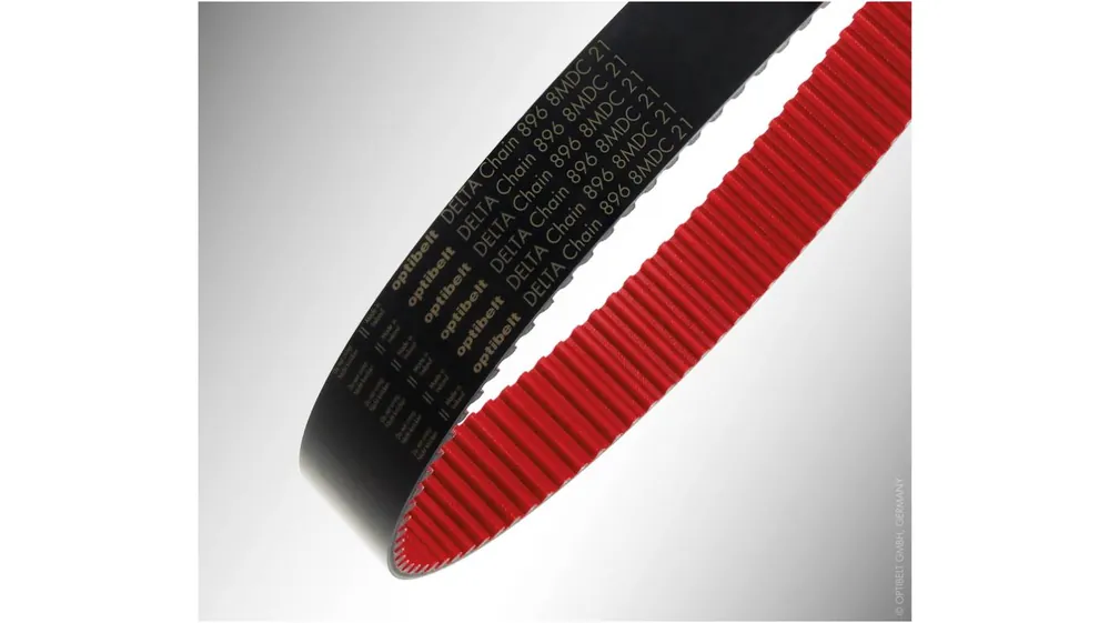 Favorito De Clientes Correa síncrona OPTIBELT de Poliuretano, 80 dientes con paso de 8mm, dim: 640mm x 21mm