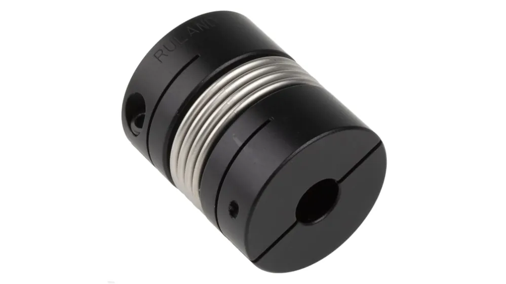 Acoplamiento de fuelle Ruland, Ø de calibre 12mm, Ø exterior 33mm, long. 42.9mm, par 13.6Nm Promoción Exclusiva