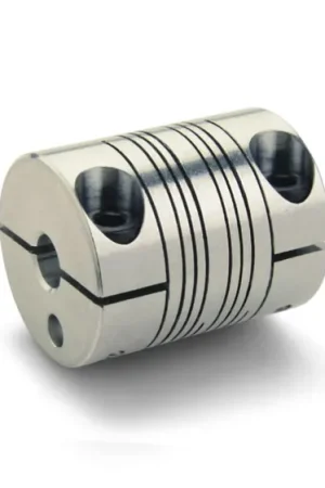 Acoplamiento de eje Ruland, Ø de calibre 5mm, Ø exterior 19mm, long. 22.9mm, par 1.92Nm Original