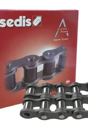 Exclusivo Cadena de rodillos Sedis, 16B-2, Acero al Carbono, Filamentos Duplex, Longitud 5m, paso 25.4mm
