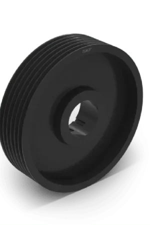 Polea Hierro Fundido 4 dientes , 140mm espaciado , 16mm calibre , para adaptar la anchura de la correa 82mm Premium