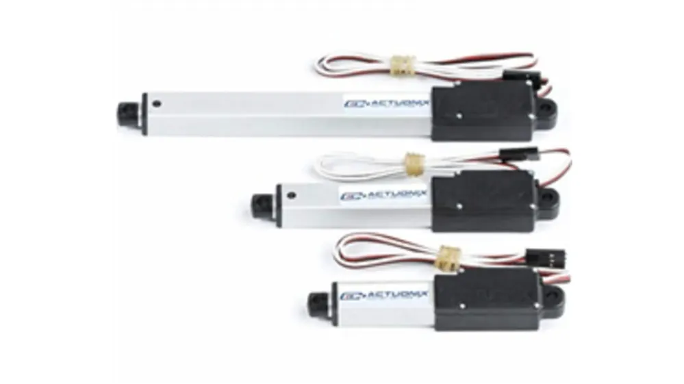 Profesional Actuador lineal eléctrico Actuonix L12, 20% ciclo de trabajo 42N, 6V dc, 13mm/s, 30mm