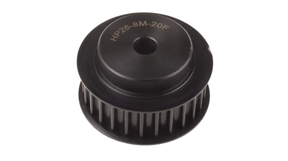 Precio Económico Polea síncrona Acero 26 dientes , 8mm espaciado , 12mm calibre , para adaptar la anchura de la correa 20mm