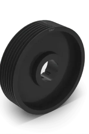 Polea de correa trapezoidal Hierro Fundido 1 dientes , 100mm espaciado , 11mm calibre , para adaptar la anchura de la Entrega Rápida
