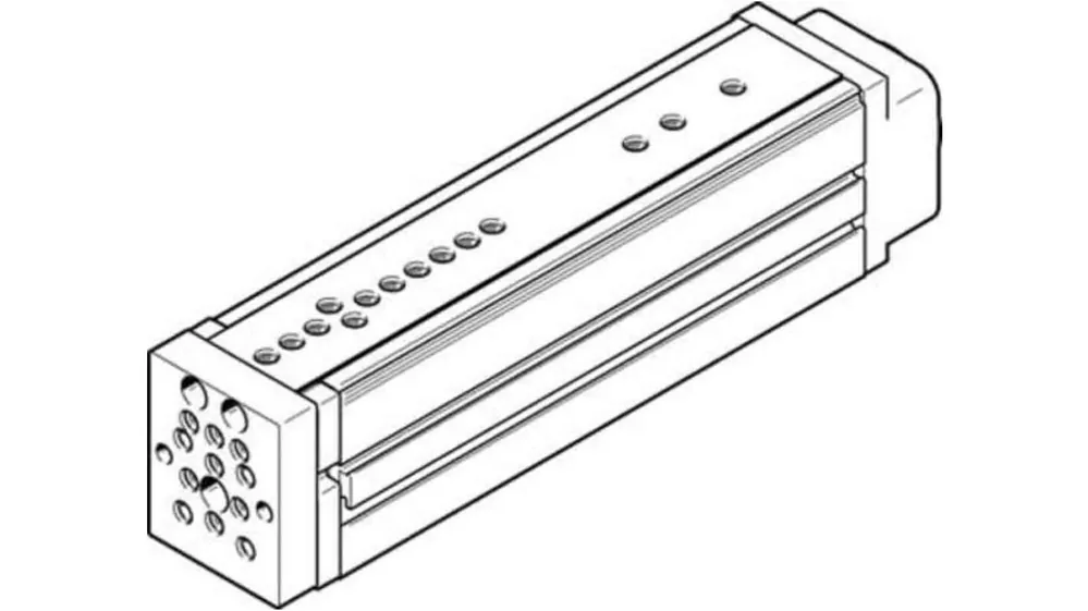 Venta Final Actuador lineal eléctrico Festo EGSL, 100% ciclo de trabajo 1047N, 10kg, 400mm/s, 100mm