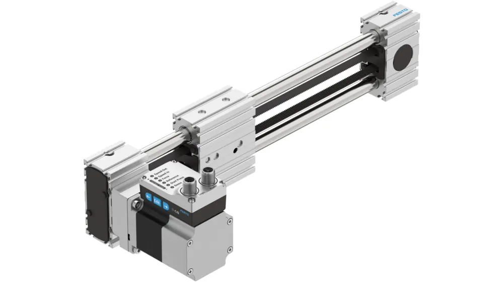 Actuador lineal eléctrico Festo ELGE, 100% ciclo de trabajo, 24V dc, 50N, 1.2 m/s, 300mm Disponible Ahora