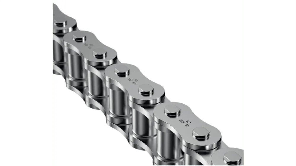 Cadena de rodillos Renold, 10B-1, Acero Inoxidable, Filamentos Símplex, Longitud 5m, paso 15.88mm Tendencia