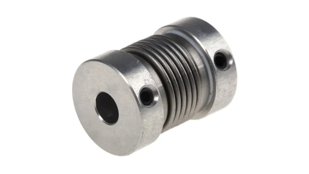 Nueva Colección Acoplamiento de fuelle Huco, Ø de calibre 5mm, Ø exterior 16mm, long. 21mm, par 0.5Nm