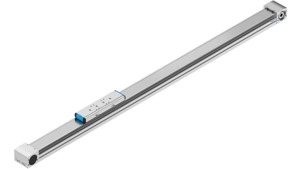 Actuador lineal eléctrico Festo ELGA-TB, 100% ciclo de trabajo 2500N, 2500N, 5000mm/s, 1200mm Ordena Ya