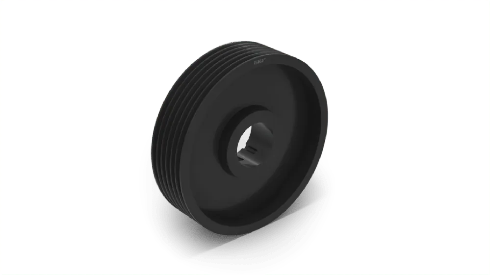 Nuevo Modelo Polea de correa trapezoidal Hierro Fundido 1 dientes , 125mm espaciado , 14mm calibre , para adaptar la anchura de la