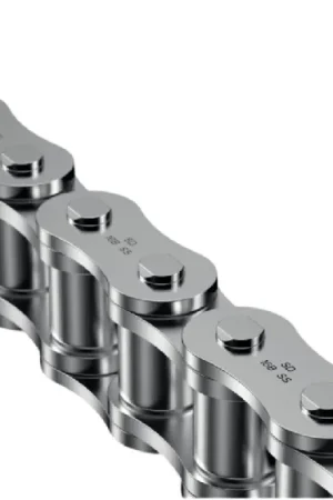 Cadena de rodillos Renold, 12B-1, Acero Inoxidable, Filamentos Símplex, Longitud 5m, paso 19.05mm Exclusivo
