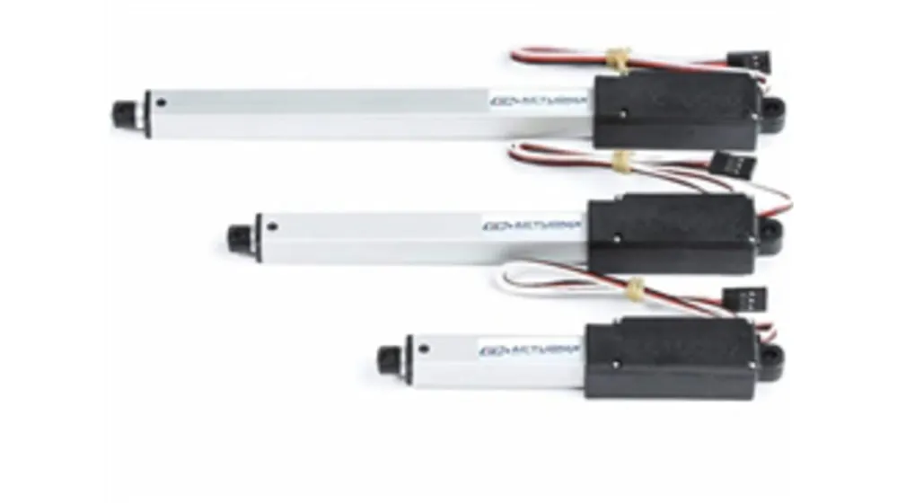 Novedad Actuador lineal eléctrico Actuonix L16, 20% ciclo de trabajo 50N, 6V dc, 32mm/s, 50mm