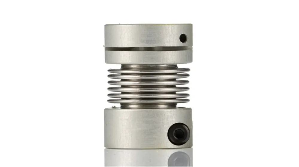 Acoplamiento de fuelle Huco, Ø de calibre 5mm, Ø exterior 16mm, long. 23mm, par 0.43Nm Última Versión
