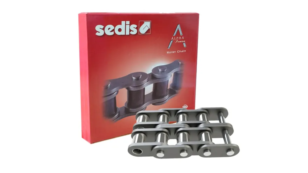 Ocasión Especial Cadena de rodillos Sedis, 06B-2, Acero al Carbono, Filamentos Duplex, Longitud 5m, paso 9.525mm