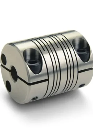 Acoplamiento de eje Ruland, Ø de calibre 5mm, Ø exterior 15mm, long. 20mm, par 0.81Nm Auténtico