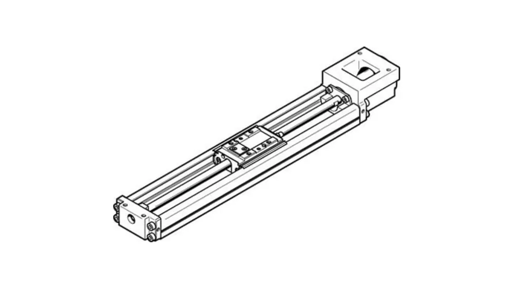 Actuador lineal eléctrico Festo EGSK, 190mm/s, 25mm Rebajas