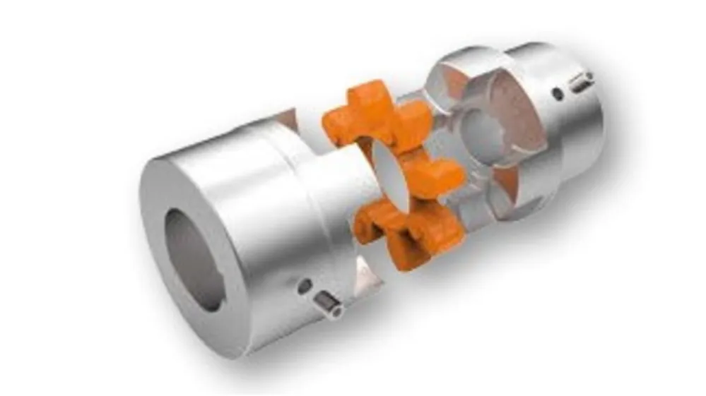 Gran Oferta Cubo de acoplamiento con brida OPTIBELT, Ø de calibre 40mm, Ø exterior 102mm, long. 126mm, par 1060Nm