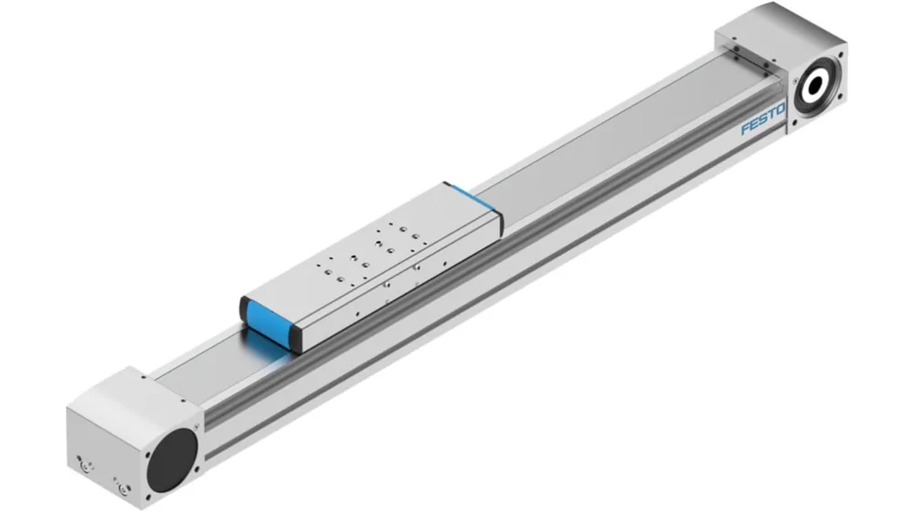 Actuador lineal eléctrico Festo ELGA-TB, 100% ciclo de trabajo 5500N, 5500N, 5000mm/s, 600mm Certificado