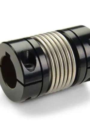 Stock Limitado Acoplamiento de fuelle Ruland, Ø de calibre 10 mm, 20 mm, Ø exterior 41.3mm, long. 58.8mm, par 28Nm