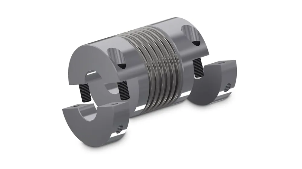 Acoplamiento de fuelle Huco, Ø de calibre 35mm, Ø exterior 82mm, long. 102mm, par 150Nm Marca Reconocida