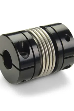 Stock Limitado Acoplamiento de fuelle Ruland, Ø de calibre 5mm, Ø exterior 15mm, long. 27.2mm, par 2.5Nm