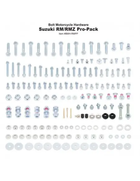 KIT TORNILLERIA BOLT PRO SUZUKI RM/RMZ 01- Exclusivo