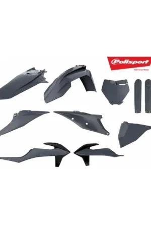 KIT PLASTICOS POLISPORT KTM SX 125-250 19-20 SXF 250-450 19-20 NARDO GRIS Edición Limitada