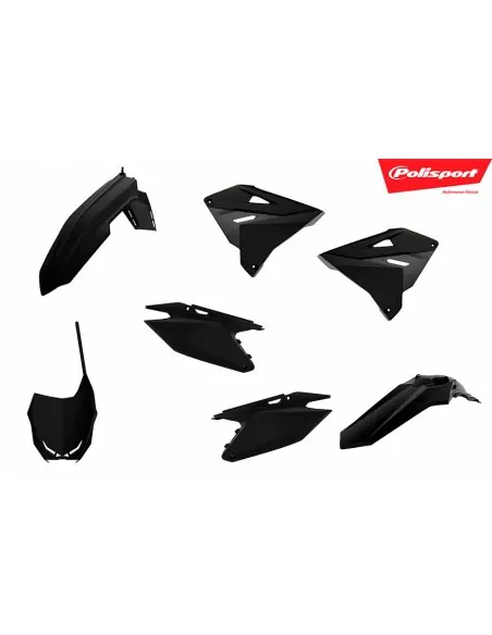 Pedido Al Por Mayor KIT PLASTICOS POLISPORT SUZUKI RM 125/250 01-08 RESTYLING 2019 NEGROS