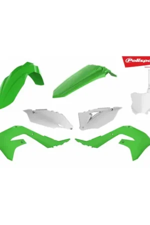 Devolución Gratuita KIT PLASTICOS POLISPORT KAWASAKI KX 450F 2019 - COLOR ORIGINAL