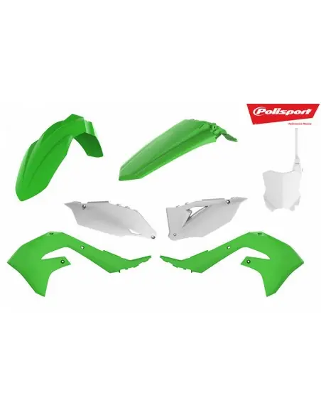 Devolución Gratuita KIT PLASTICOS POLISPORT KAWASAKI KX 450F 2019 - COLOR ORIGINAL