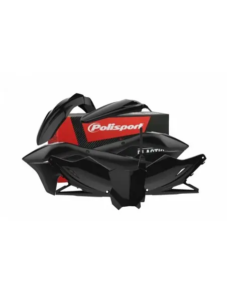 Directo De Fábrica KIT PLASTICOS POLISPORT KAWASAKI KX 450F 16-18 NEGROS