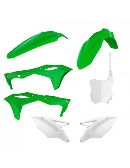 KIT PLASTICOS POLISPORT KAWASAKI KX 250F 17-19 - COLOR ORIGINAL 2019 Súper Precio