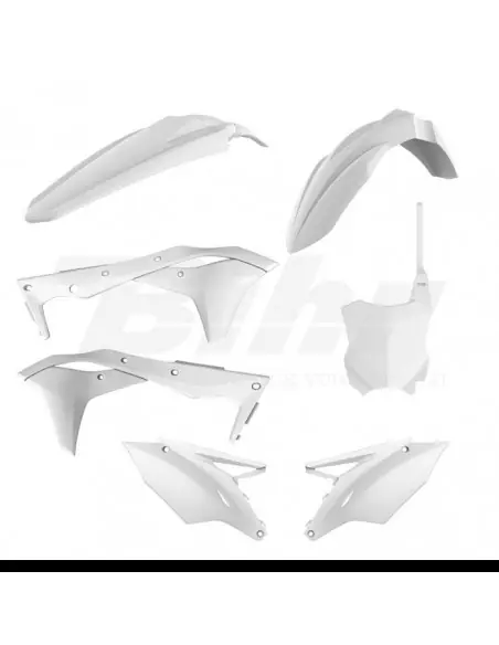 KIT PLASTICOS POLISPORT KAWASAKI KX 250F 17-19 BLANCOS Ordena Ya