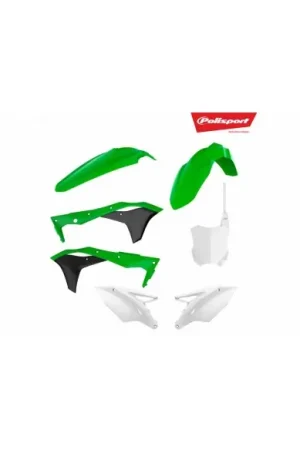 KIT PLASTICOS POLISPORT KAWASAKI KX 250F 17-19 - COLOR ORIGINAL 2018 Comprar En Línea