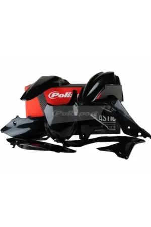 KIT PLASTICOS POLISPORT KAWASAKI KX 250F 13-16 NEGROS Compra Ahora