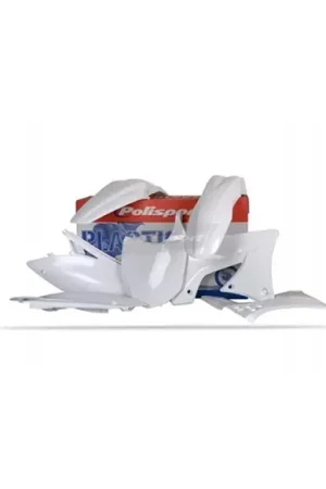 KIT PLASTICOS POLISPORT KAWASAKI KX 85 14-19 BLANCOS Stock Limitado