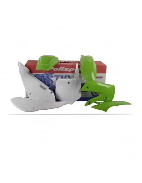KIT PLASTICOS POLISPORT KAWASAKI KX 65 00-19 COLOR ORIGINAL Oferta Limitada