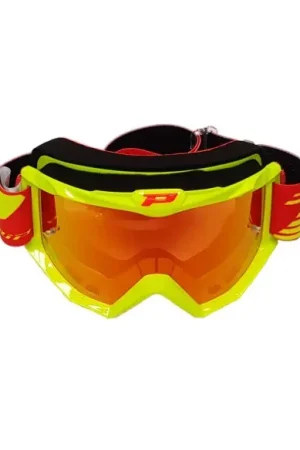 GAFA PROGRIP 3201 ATZAKI AMARILLO FLUOR - LENTE ESPEJO Oferta Especial