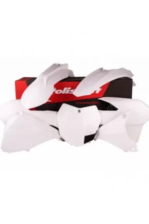 KIT PLASTICOS POLISPORT KTM EXC/EXC-F 14-16 BLANCOS Artesanal