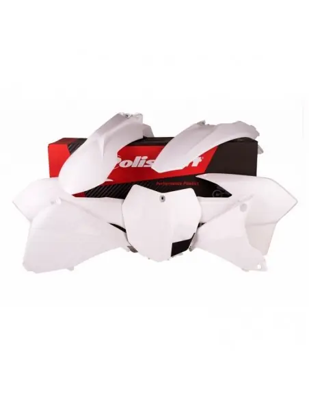 KIT PLASTICOS POLISPORT KTM EXC/EXC-F 14-16 BLANCOS Artesanal