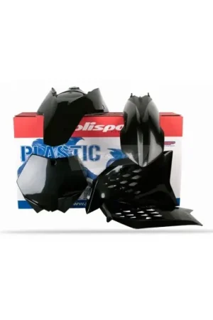 KIT PLASTICOS POLISPORT KTM SX/SX-F 07-10 EXC/EXCF 08-11 NEGROS Precio Económico