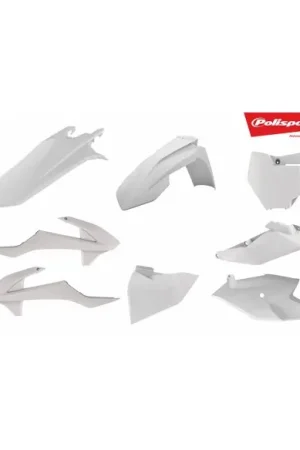 KIT PLASTICOS POLISPORT KTM SX 85 18-22 BLANCOS Envío Inmediato