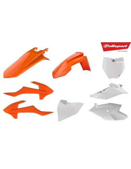 KIT PLASTICOS POLISPORT KTM SX 85 18-22 OEM COLOR 18 Stock Limitado