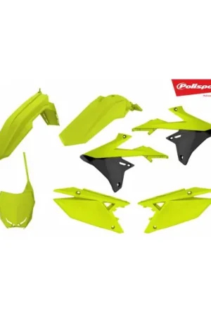 Venta Final KIT PLASTICOS POLISPORT SUZUKI RMZ 450 18-19 AMARILLO FLUOR