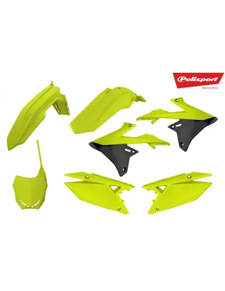 Venta Final KIT PLASTICOS POLISPORT SUZUKI RMZ 450 18-19 AMARILLO FLUOR