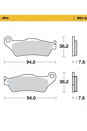 PASTILLAS DE FRENO DELANTERAS MOTO MASTER KTM HUSABERG HUSQVARNA TM GAS GAS 95-99 Última Versión