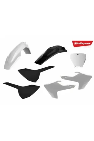KIT PLASTICOS POLISPORT HUSQVARNA FC/TC 16-18 BLANCO NEGRO Edición Limitada