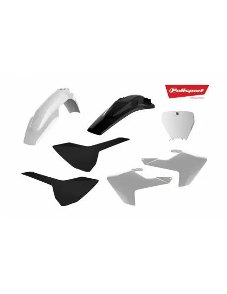 KIT PLASTICOS POLISPORT HUSQVARNA FC/TC 16-18 BLANCO NEGRO Edición Limitada