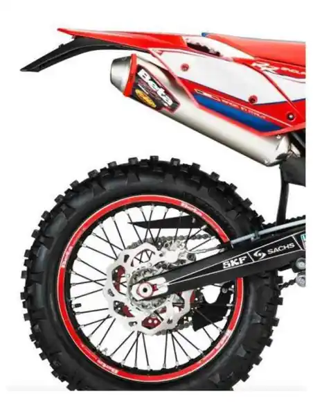 PROTECTOR SILENCIOSO 4MX MOTO 2 TIEMPOS ROJO Profesional